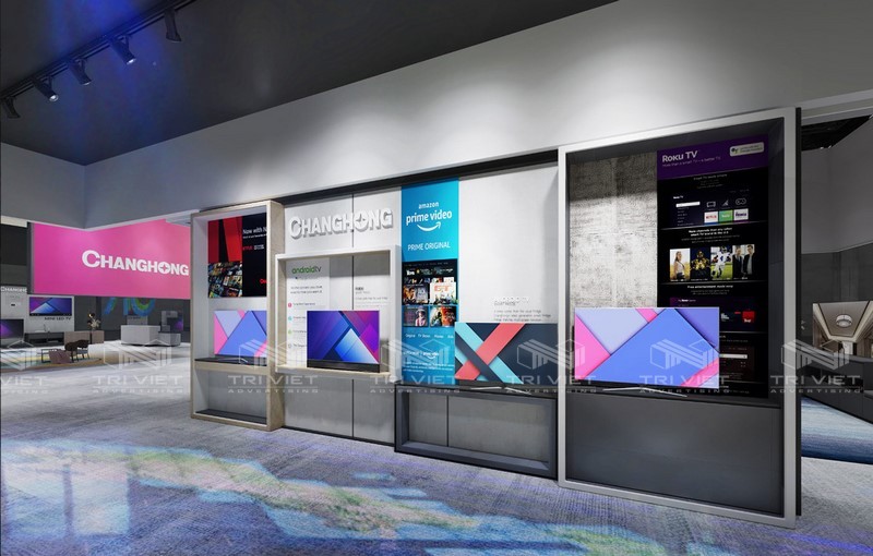 thiet ke showroom dep