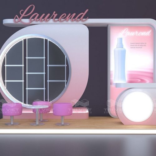 Thiết Kế Gian Hàng Triển Lãm Mỹ Phẩm Xu Hướng Mới Nhất