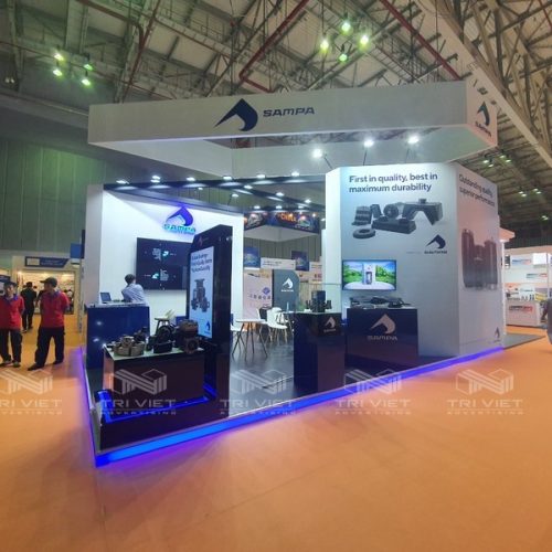 Thiết Kế Gian Hàng Triển Lãm Quảng Cáo Thu Hút Mọi Ánh Nhìn