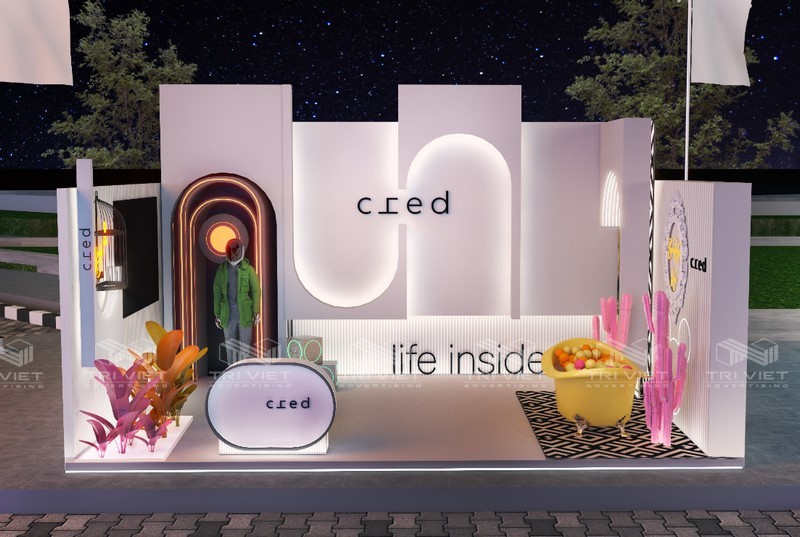 dựng gian hàng triển lãm kinh doanh