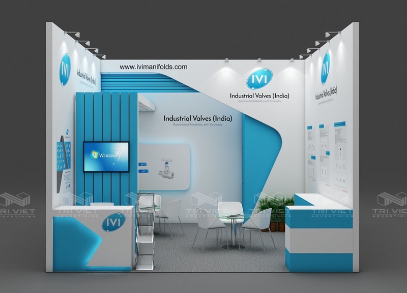 lap dat booth trien lam gan day