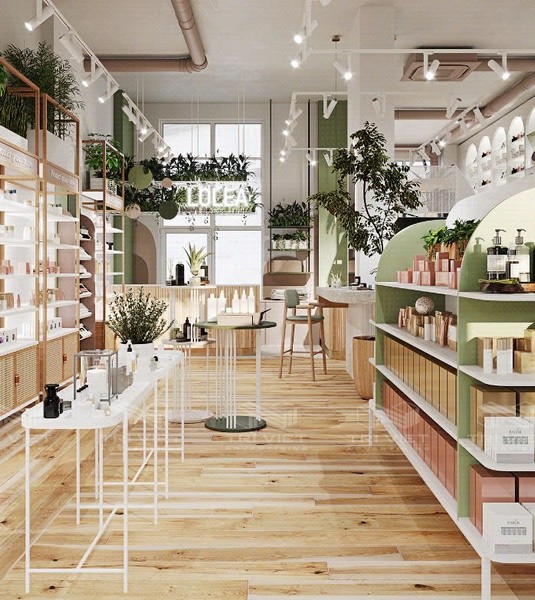 thi công showroom trưng bày nội thất