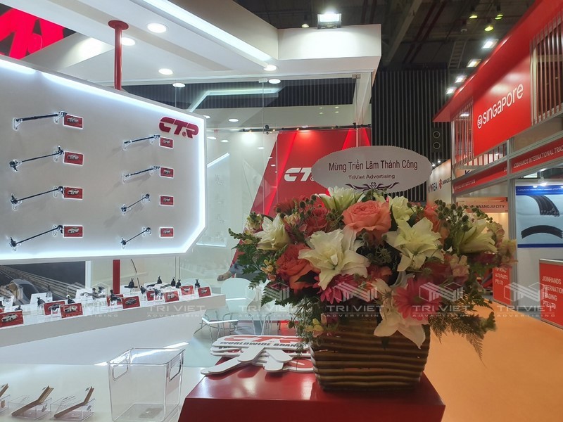 làm gian hàng hội chợ giá rẻ review