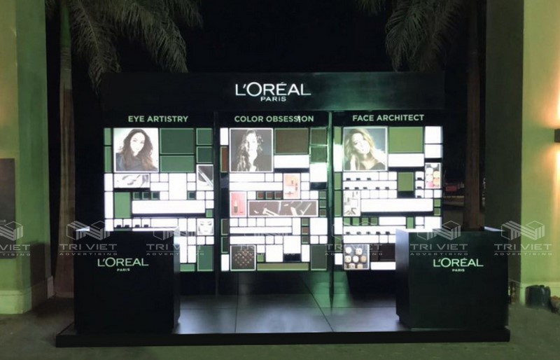 dựng gian hàng hội chợ đẹp