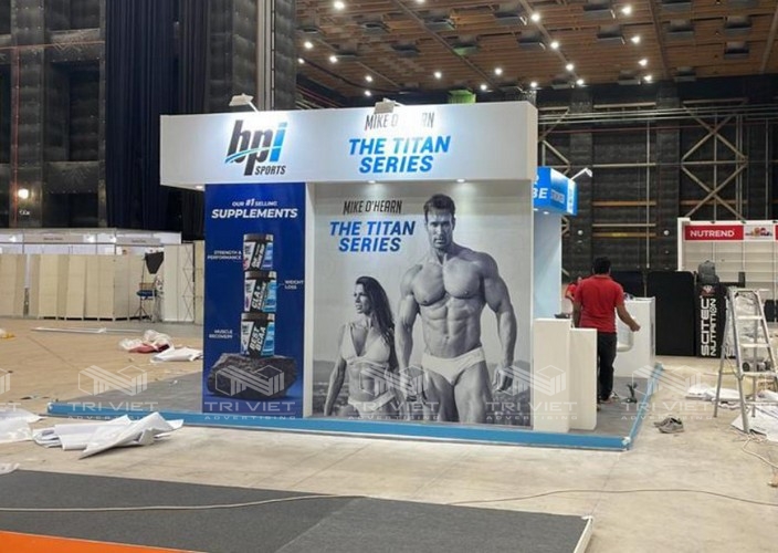 xây dựng gian hàng thương hiệu