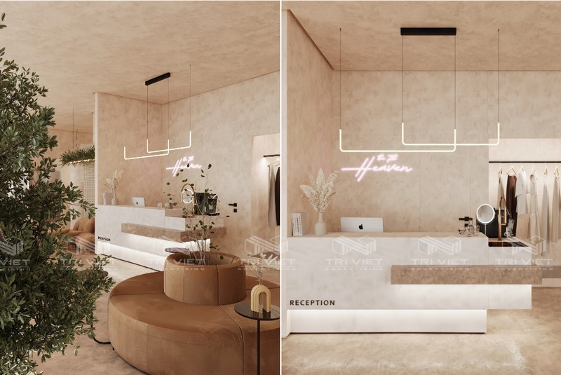 trang tri noi that showroom