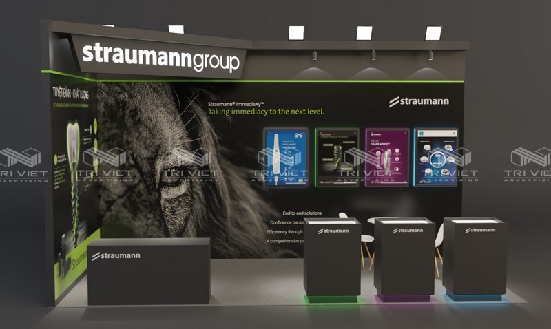 thiết kế gian hàng hội chợ độc đáo