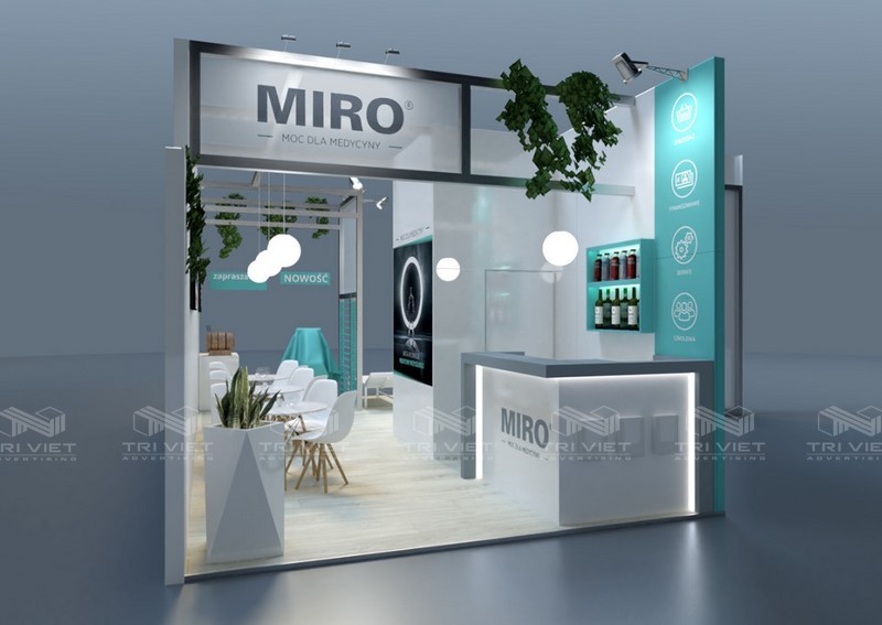 các mẫu gian hàng hội chợ