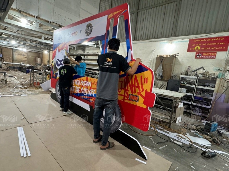 gian hang hoi cho trien lam