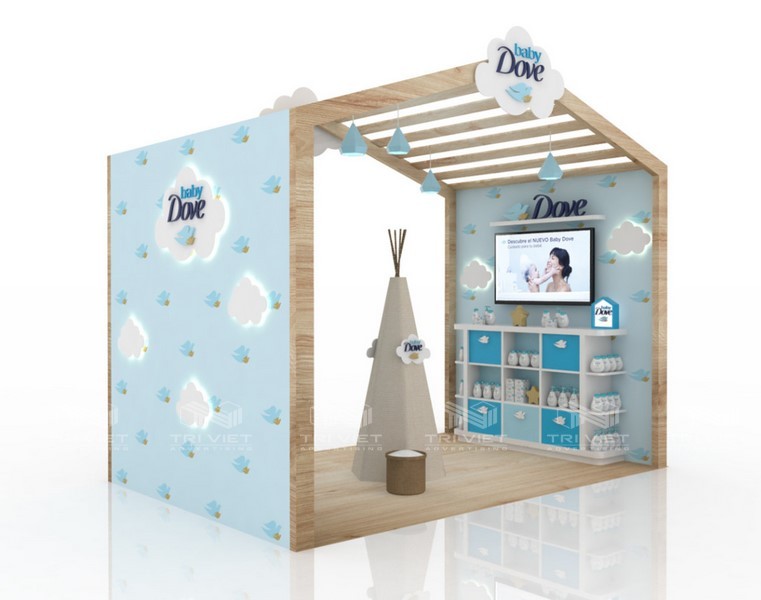 lắp đặt gian hàng triển lãm quốc tế giá rẻ