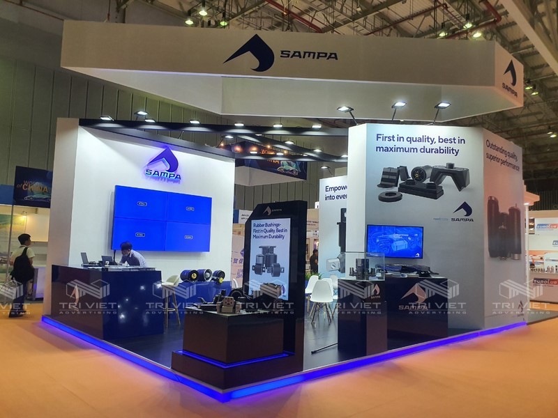 đơn vị gian hàng triển lãm quốc tế giá rẻ