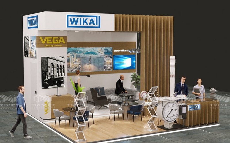 gian hàng hội chợ đẹp và chất lượng