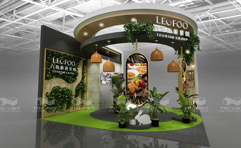 gian hàng hội chợ hiện đại