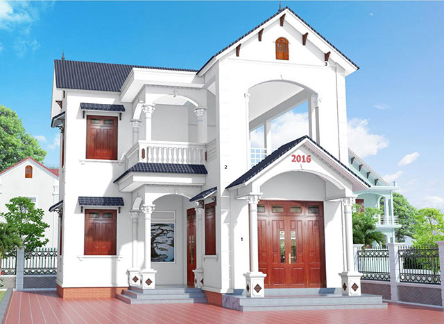 mau son nha menh kim