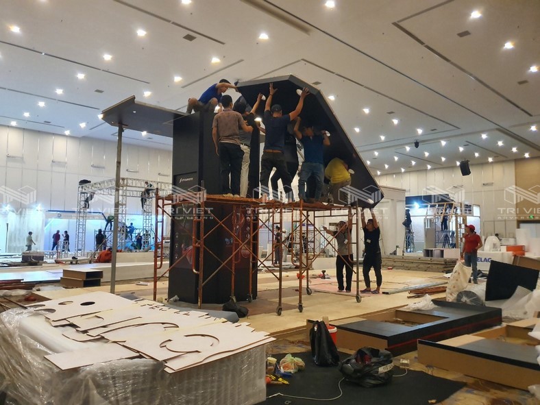 dịch vụ thi công gian hàng sự kiện