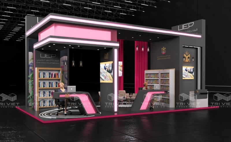 dựng gian hàng trưng bày thương hiệu