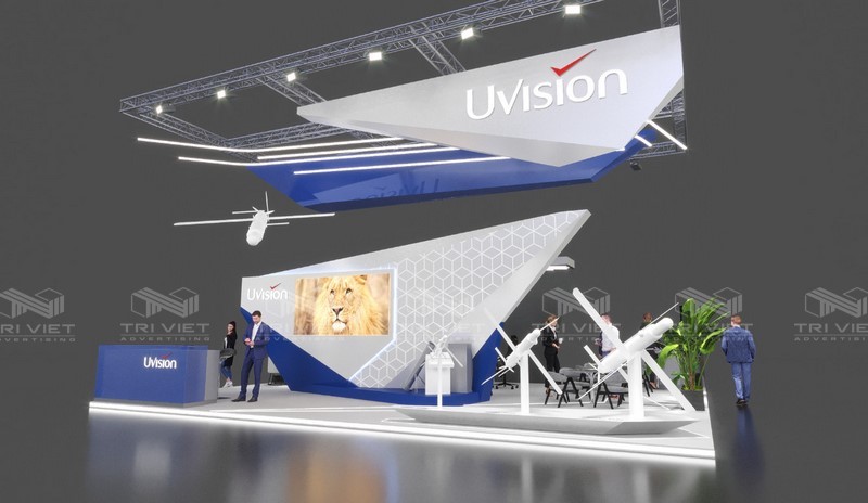 thi công gian hàng triển lãm