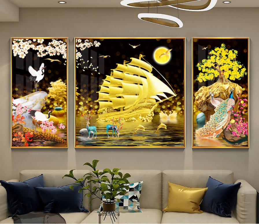 tranh phong thuy tai loc