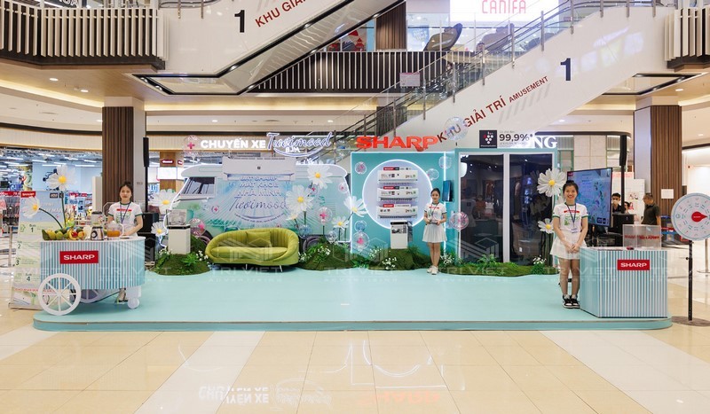 booth activation ngoài trời