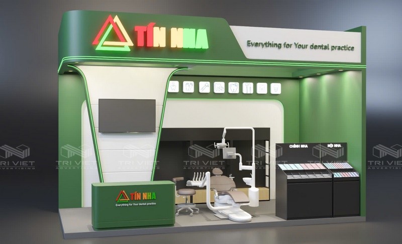 thiết kế booth sampling