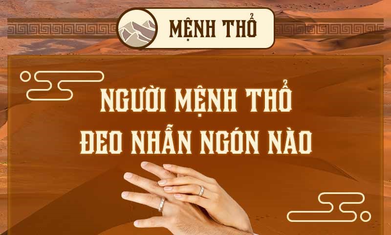 ngon tay deo nhan menh tho