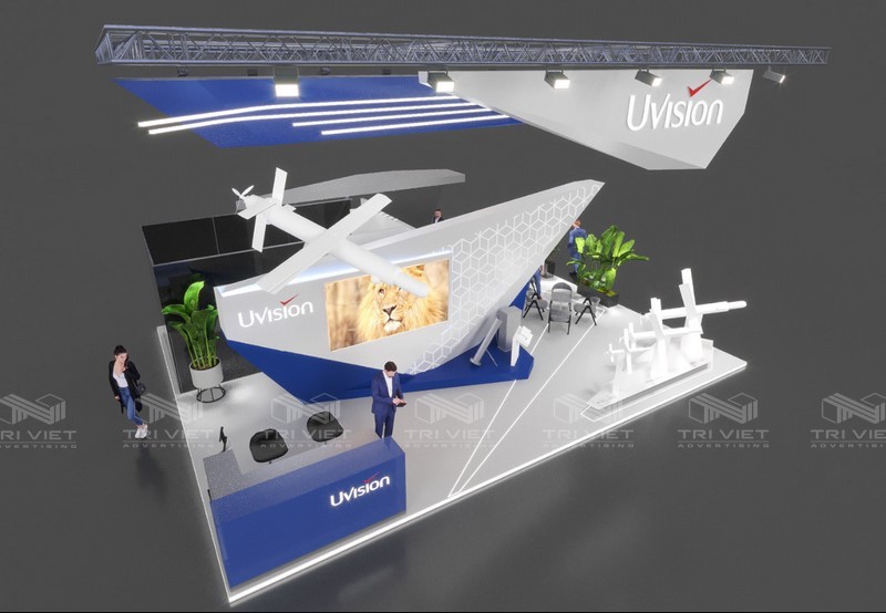 thiết kế booth triển lãm theo yêu cầu