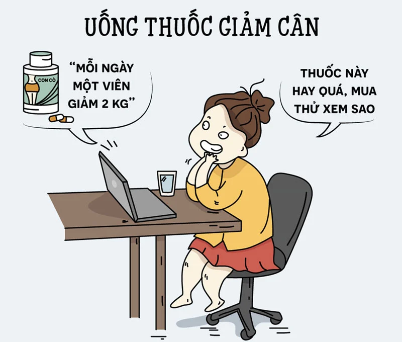 nhung sai lam khi giam can