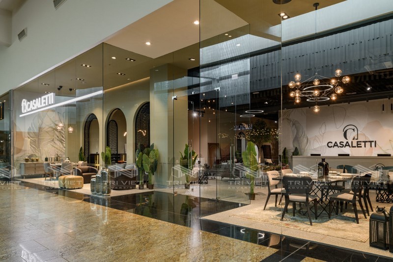 thi công showroom thời trang