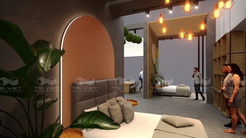 trang tri showroom dep hien dai