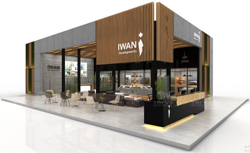 trang tri showroom dep lam viec