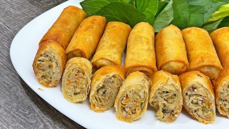 cách làm chả giò chay