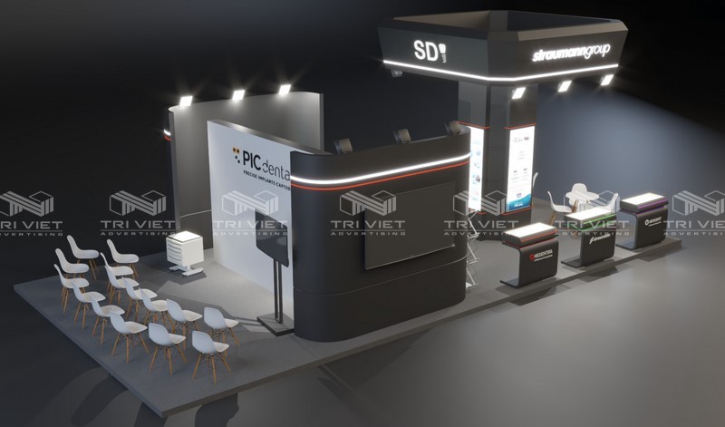 thiết kế booth hội chợ
