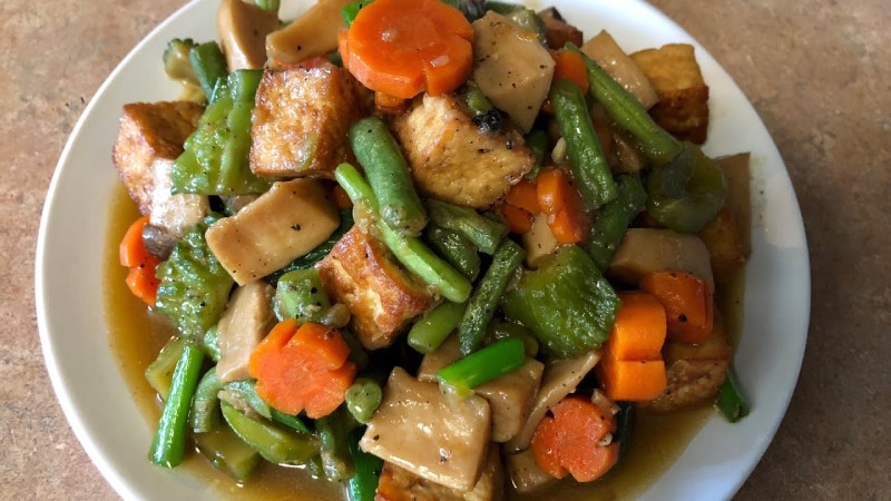 cách làm rau củ kho chay