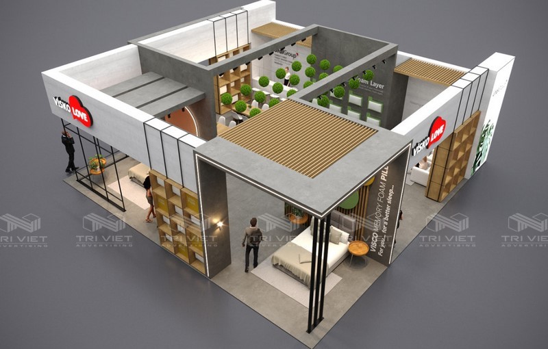 trang tri showroom dep